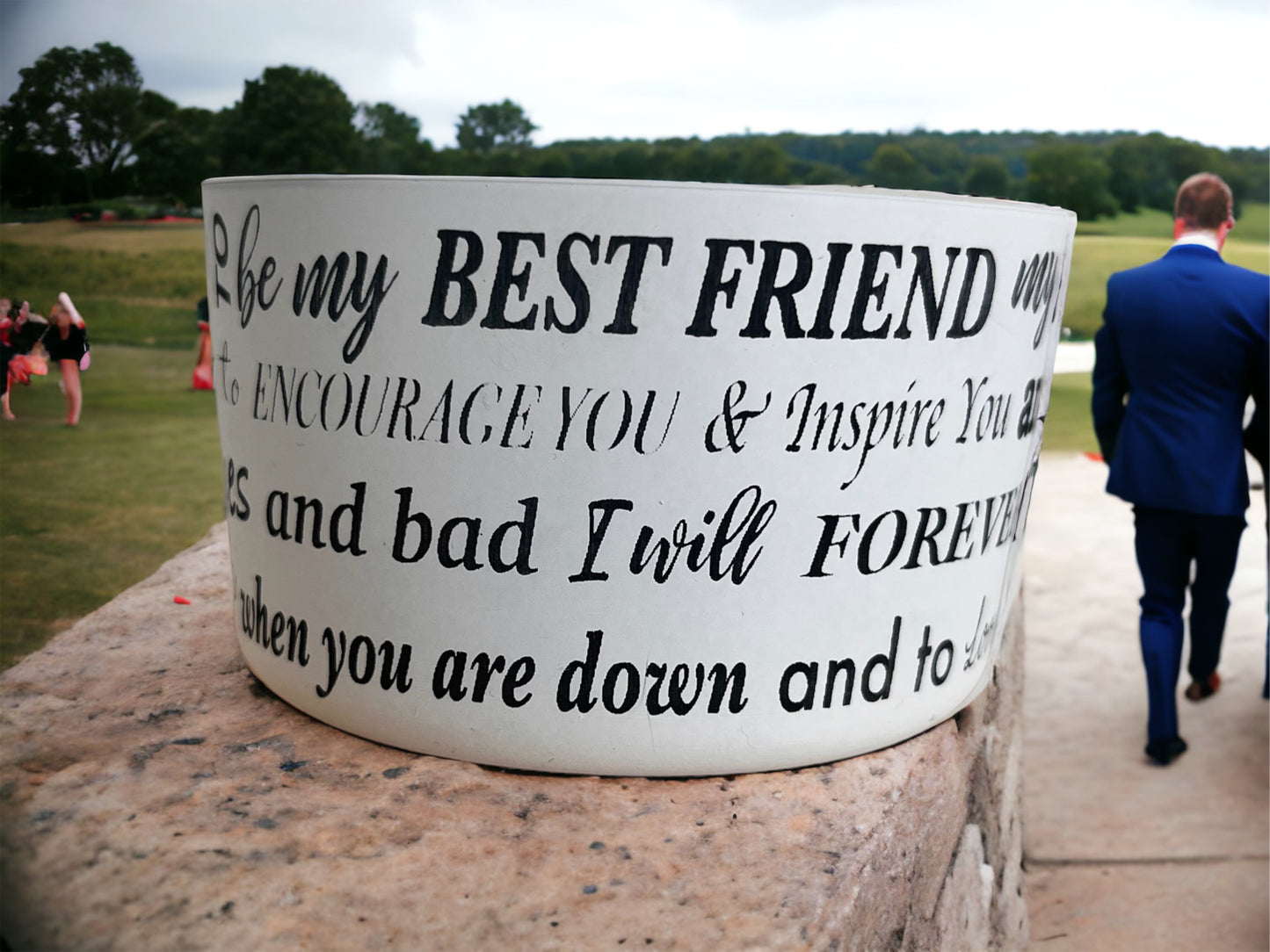 Engraved Wedding Silicone Boots