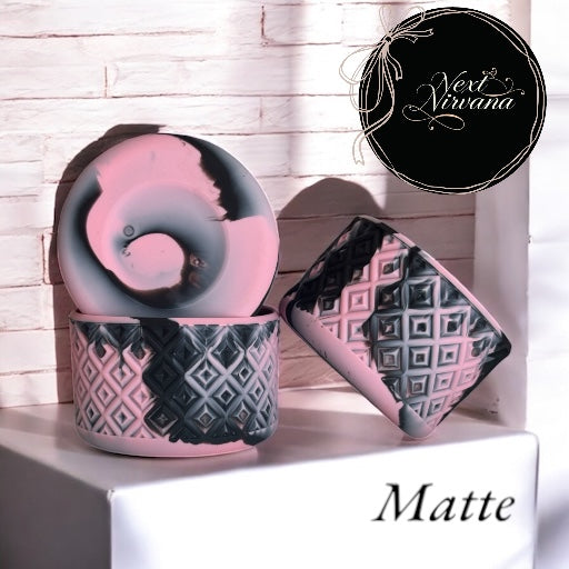 Light Pink & Black | Messi | DIAMOND | Silicone Tumbler Boot