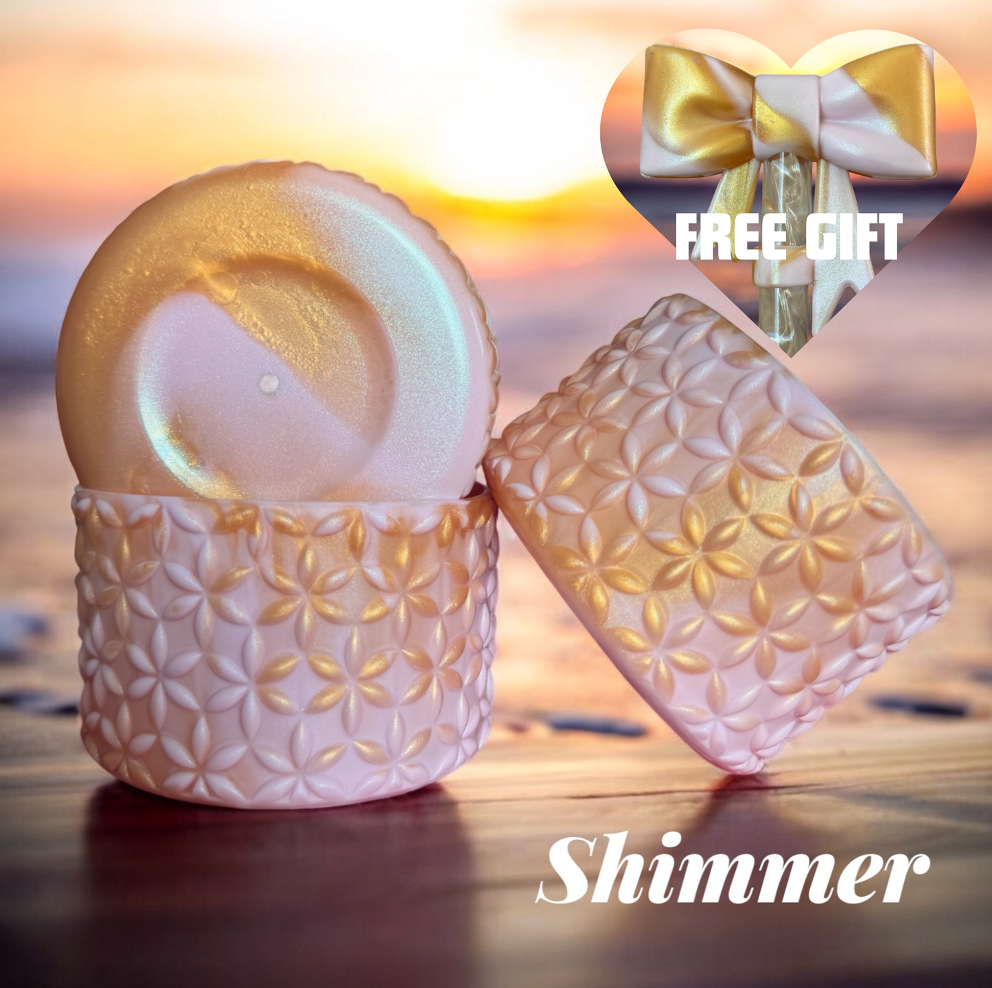 Rosa Beaux Pink & Gold | Flora | Silicone Tumbler Boot
