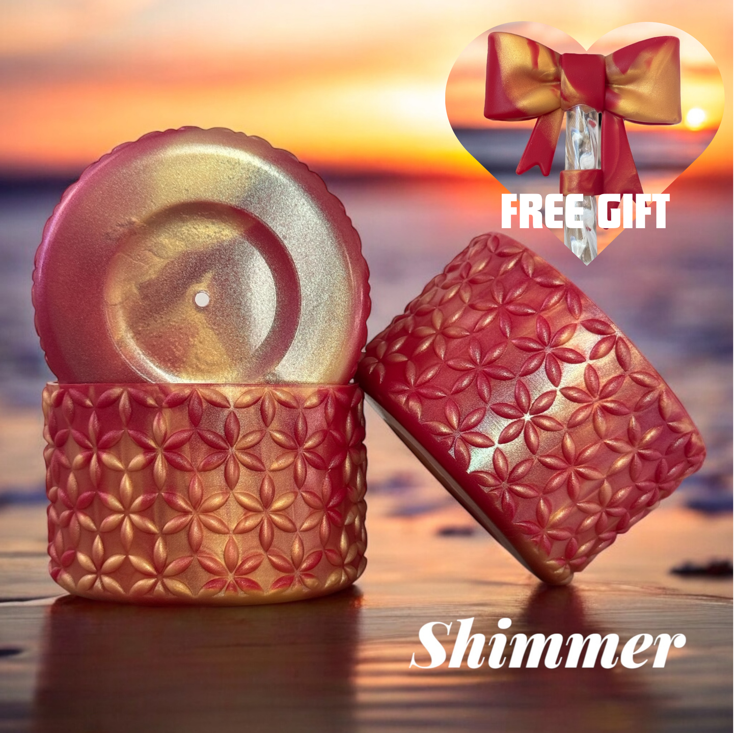 Scarlet & Gold | Flora | Silicone Tumbler Boot