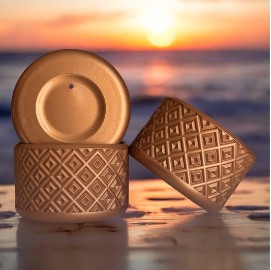 Bronze Magnolia | DIAMOND | Silicone Tumbler Boot