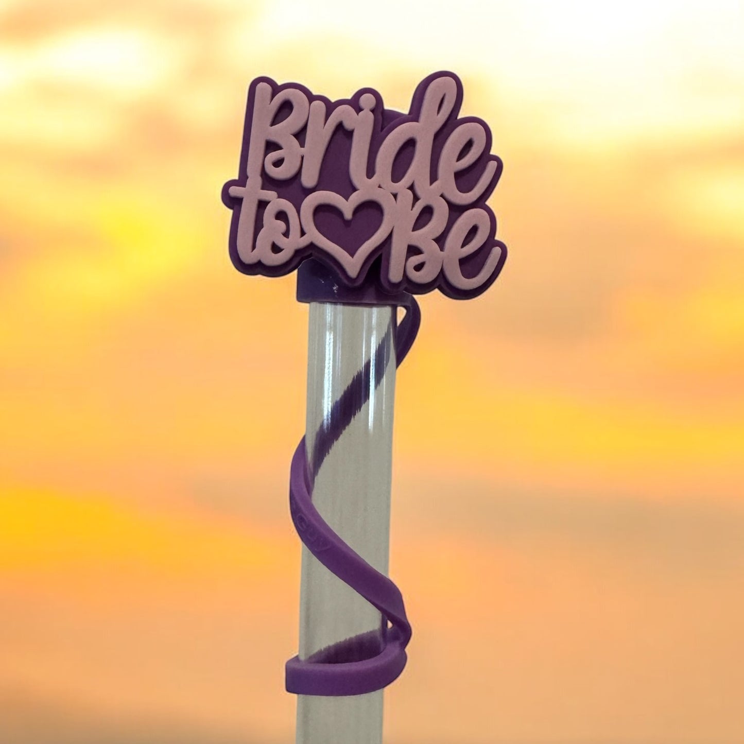 Bride to Be | Straw Topper 10mm
