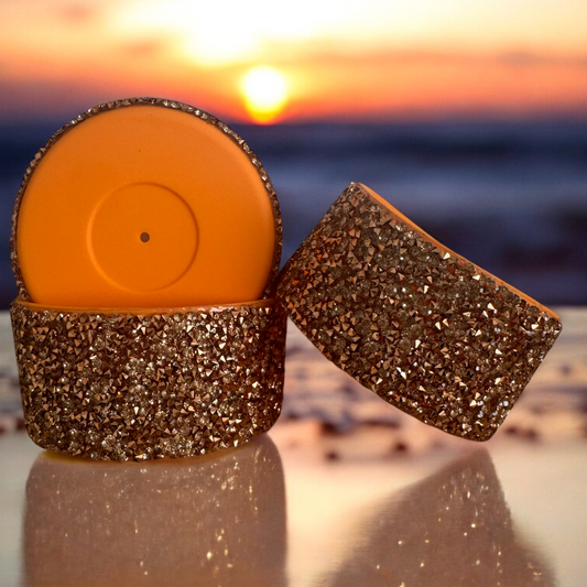 Pumpkin Spice Gemstone | Silicone Tumbler Boot