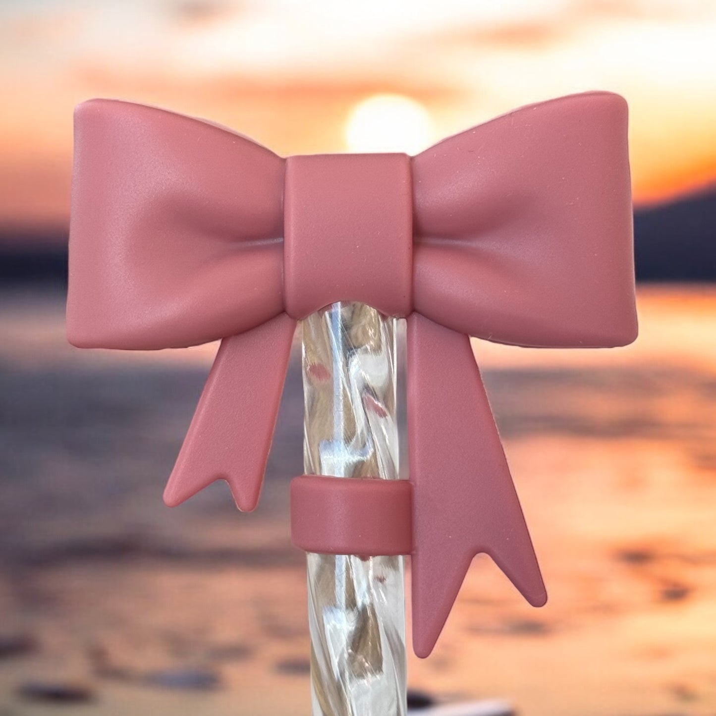 3D Antique Pink | Straw Topper 10mm