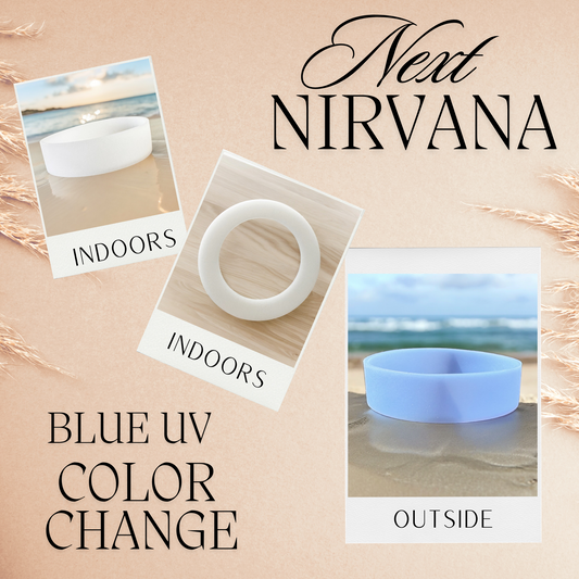Blue | UV Color Change | Silicone Tumbler Bumper