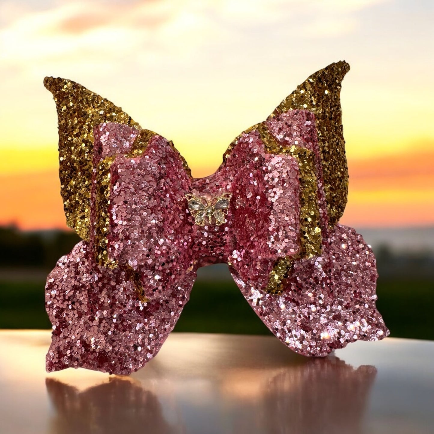 Good Witch | Deluxe Chunky Glitter Tumbler Bow
