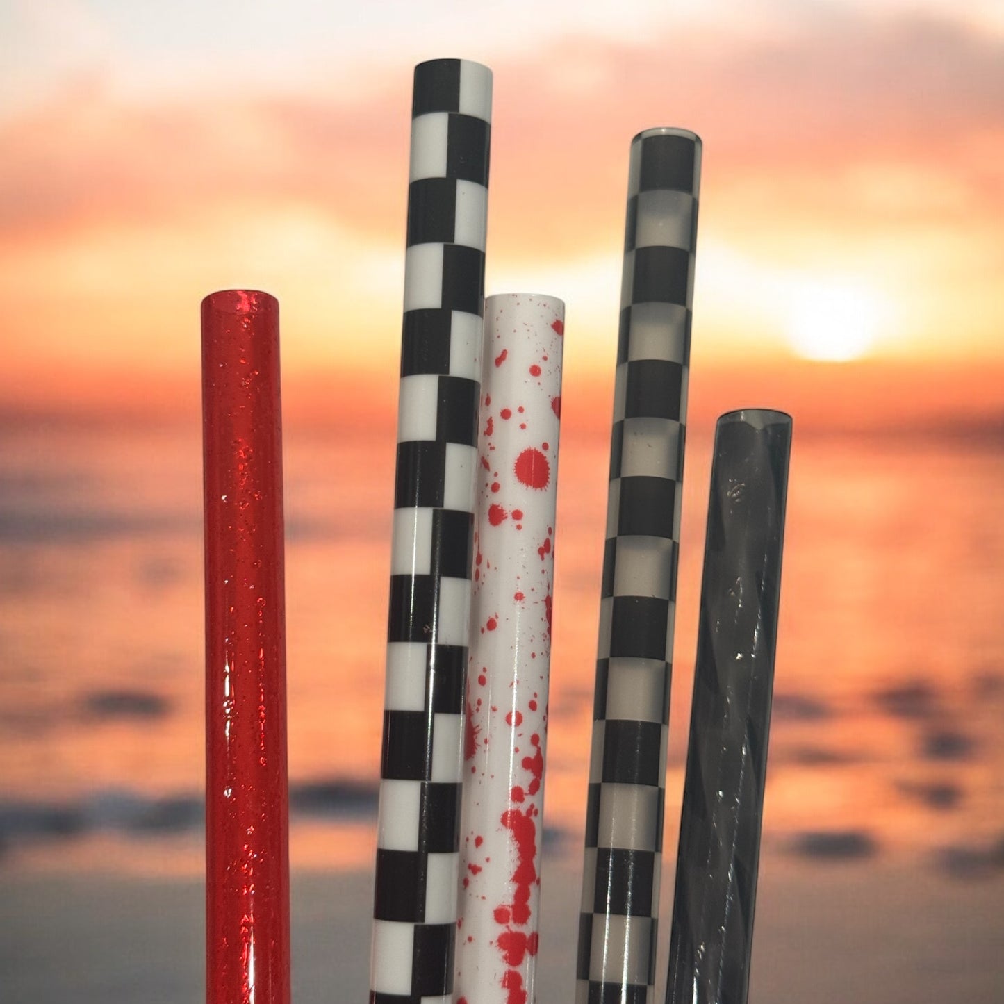 Don’t Be So Serial | Checkers | Straw Set | 5 Pack | 40oz Tumbler | Wide Fit