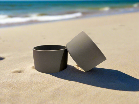Dark Gray Solid Silicone Boot 7cm  Small Tumbler Boot