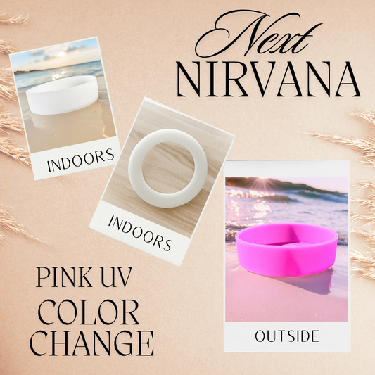 Pink | UV Color Change | Silicone Tumbler Bumper