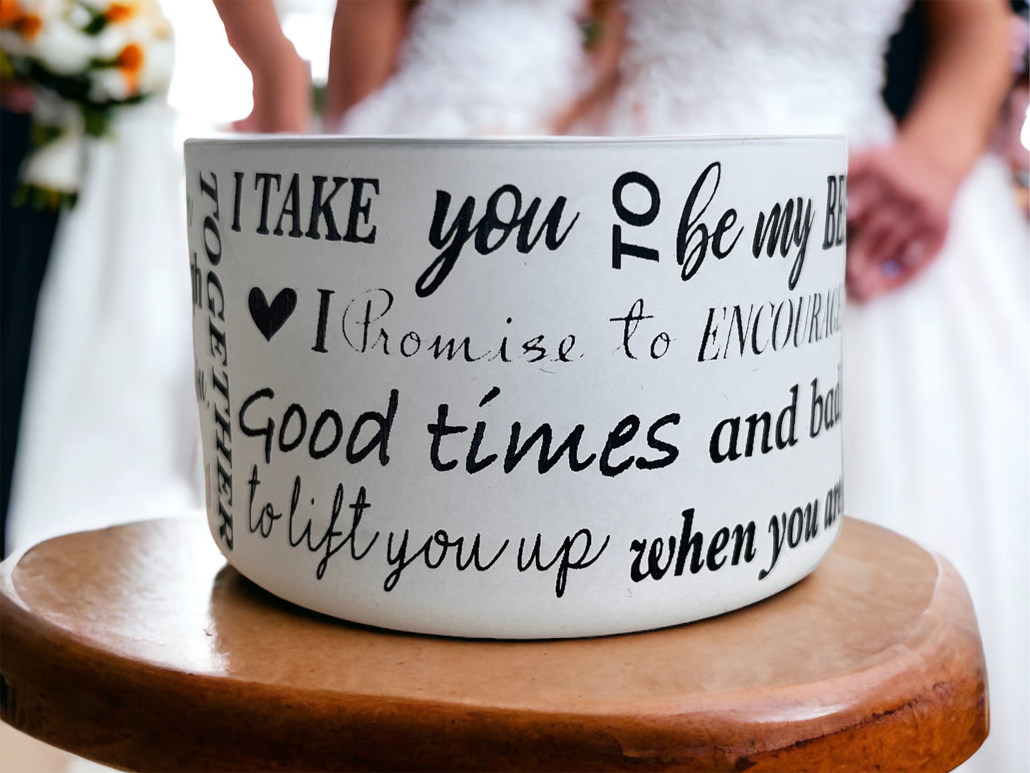 Engraved Wedding Silicone Boots