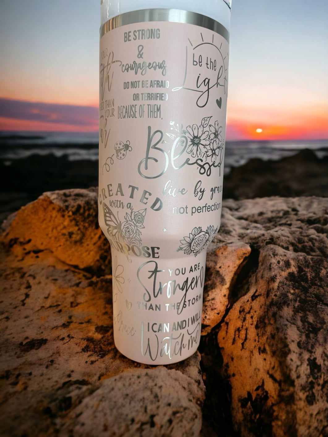 Engraved Tumbler - Walk by Faith