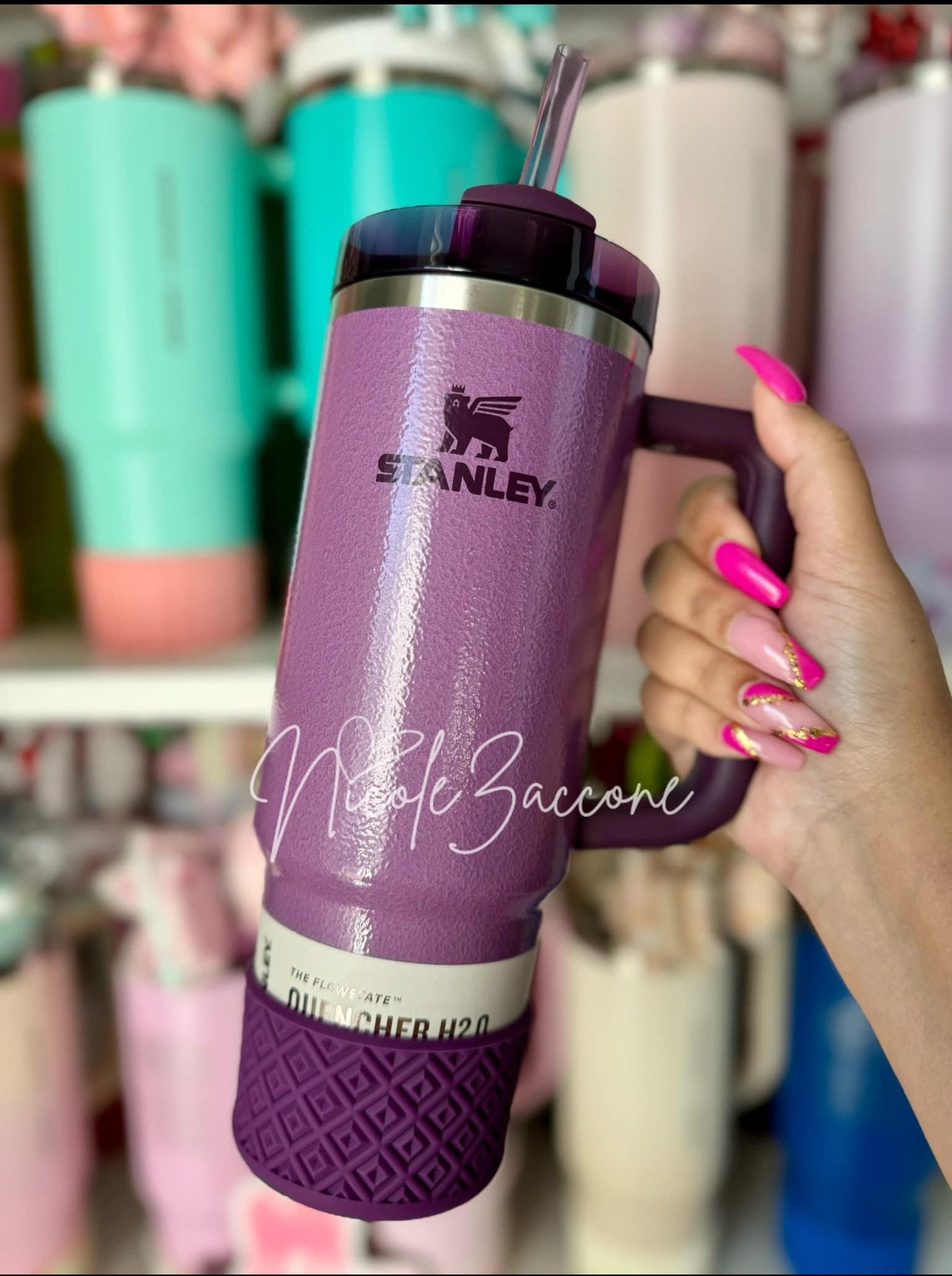 Eggplant Diamonds | Silicone Tumbler Boot