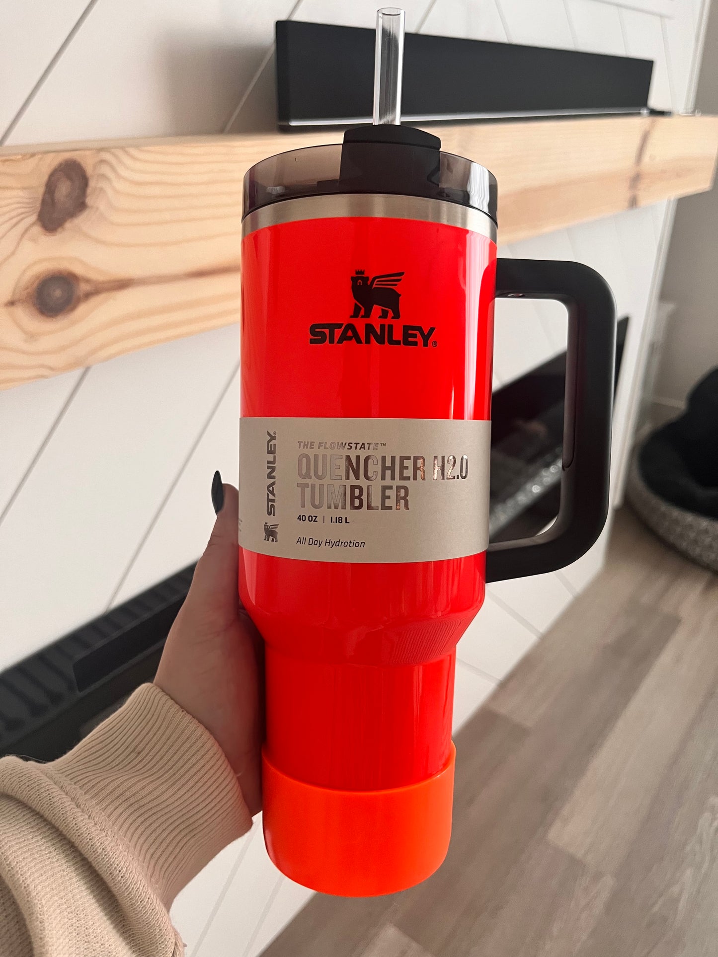 Neon Orange Gloss | Silicone Tumbler Boot