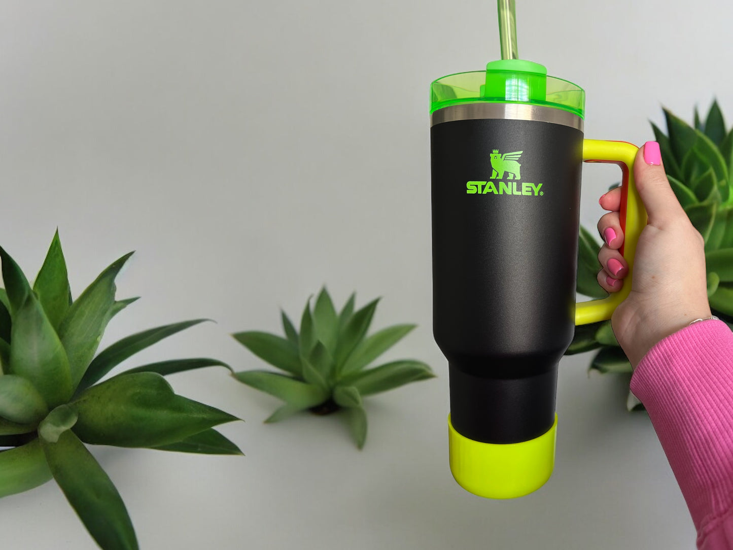 Neon Yellow Gloss | Silicone Tumbler Boot