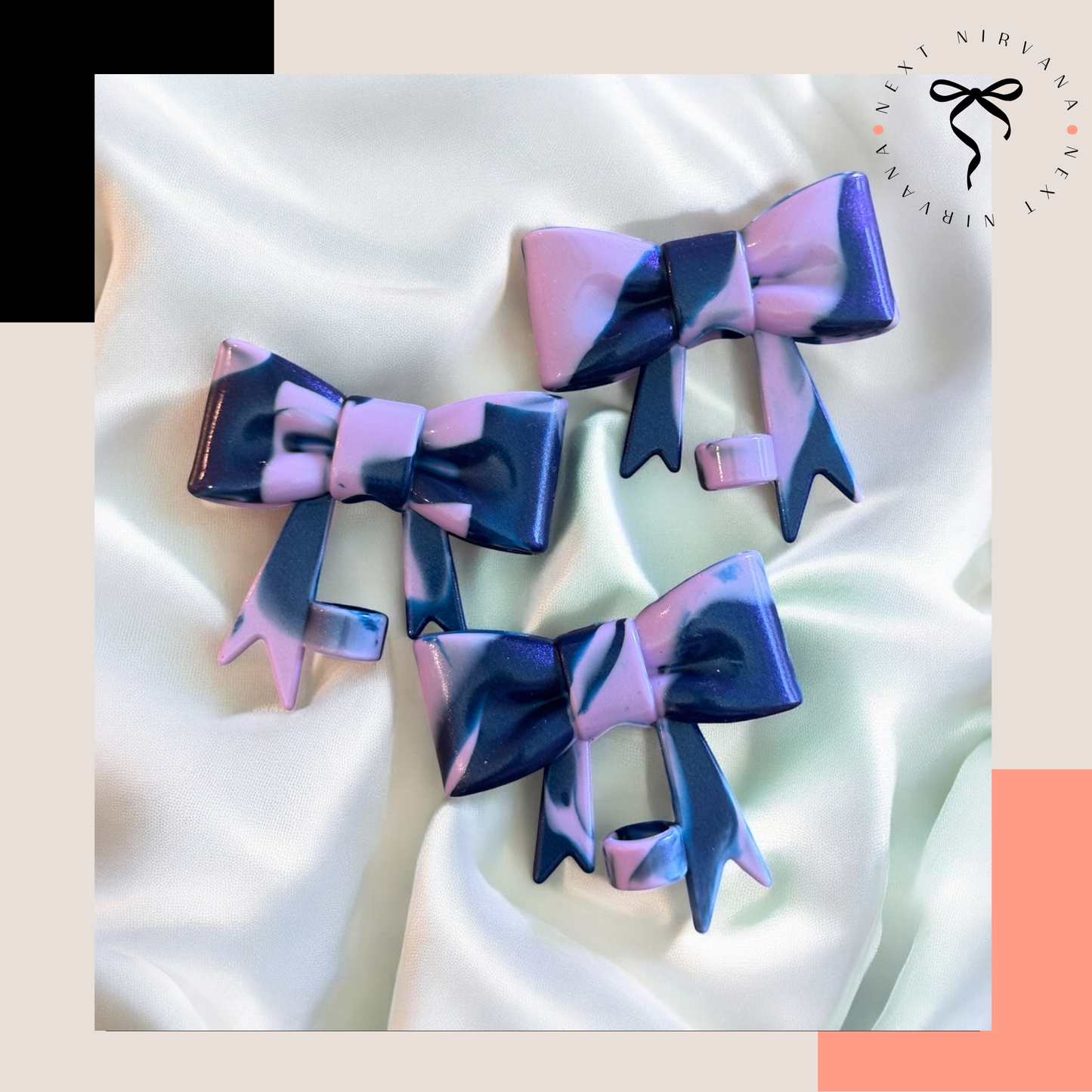 Midnight Garden | 3D BOW | Straw Topper 10mm