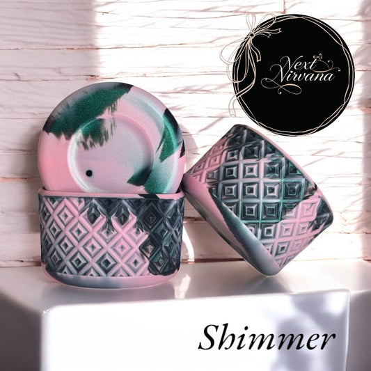 Light Pink & Black | Messi | DIAMOND | Silicone Tumbler Boot