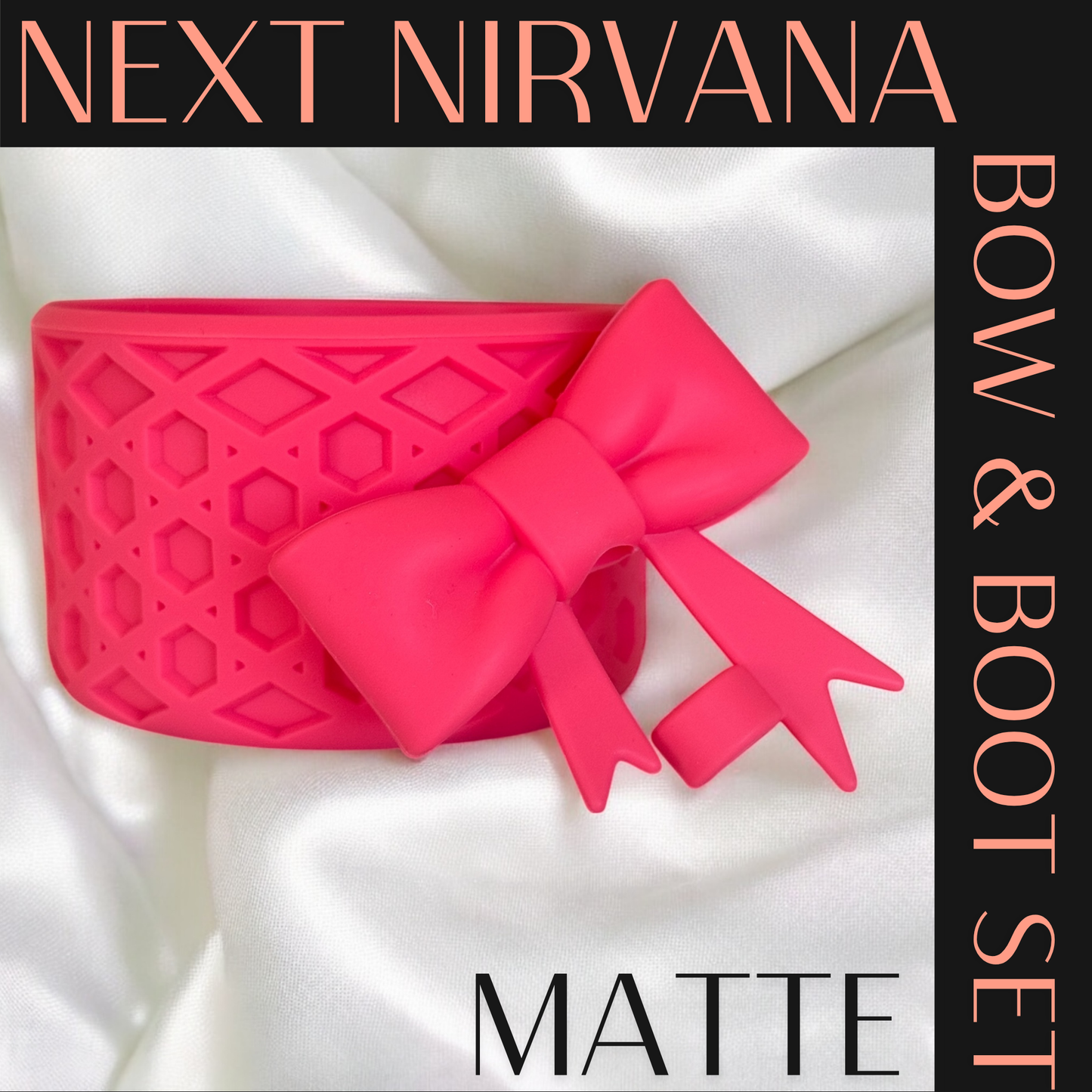 Slayberry Punch | Matte | WAFFLE | 3D Bow & Boot Set