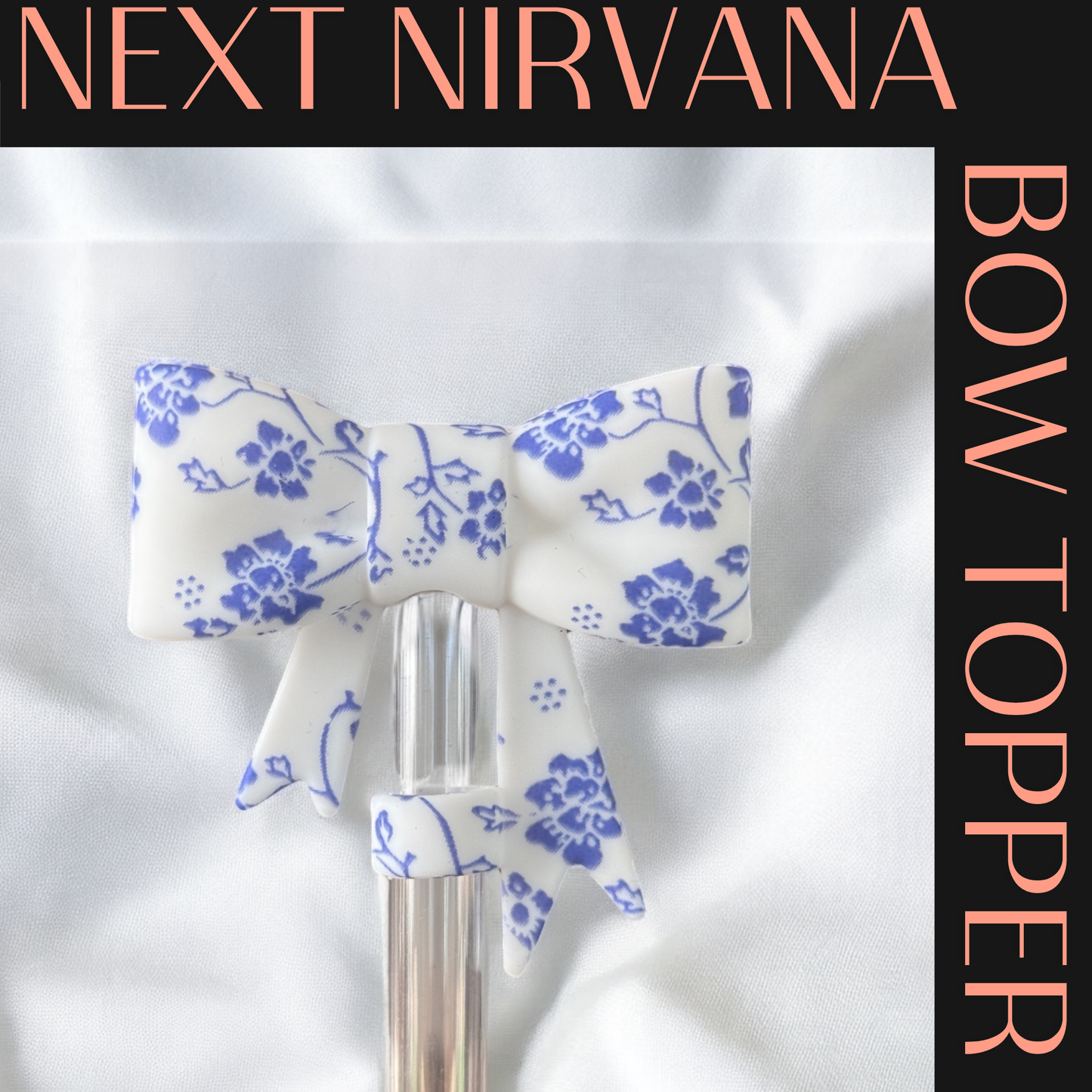 Heirloom Bloom | 3D Bow | Straw Topper 10mm