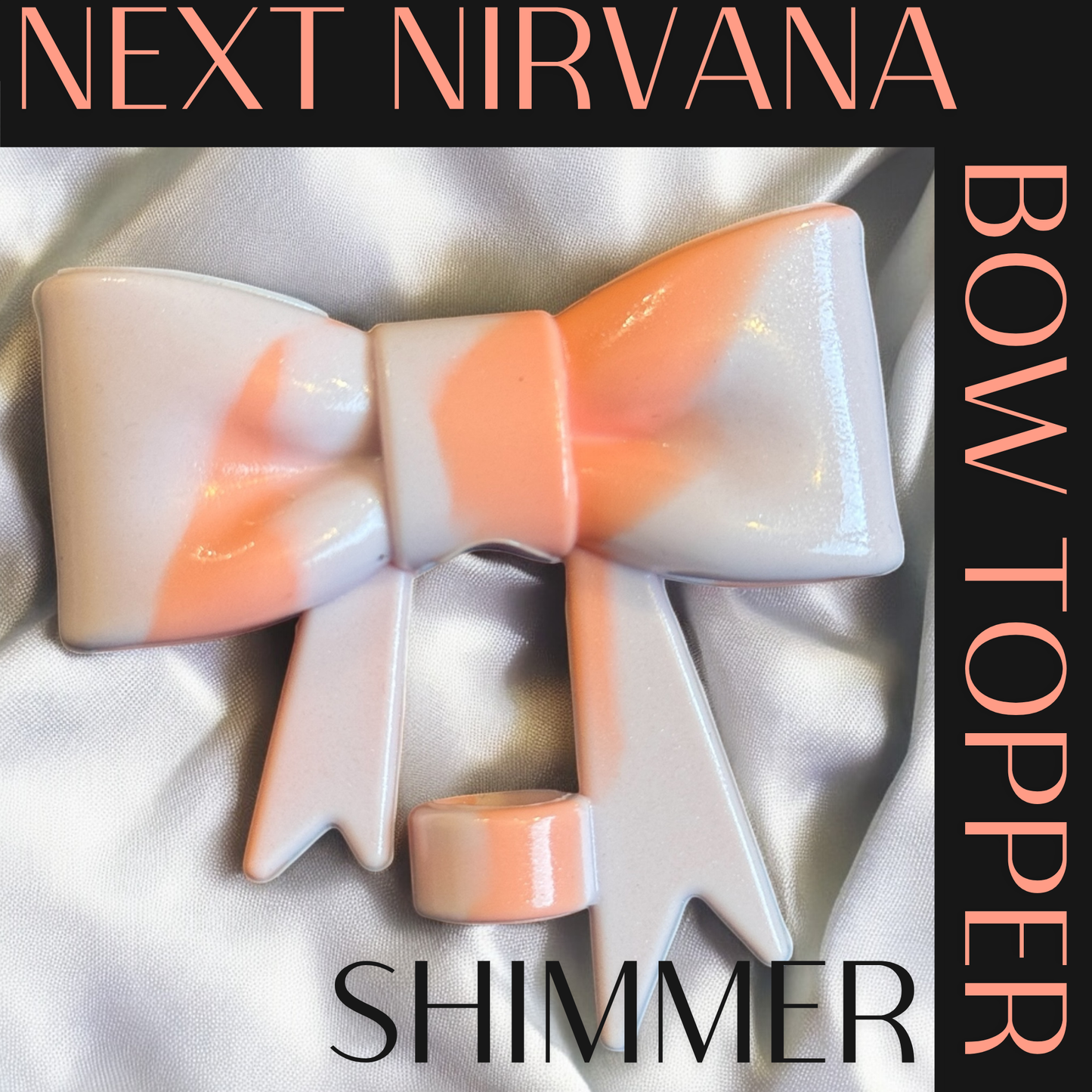 Soft Launch | Shimmer | Orchid Glimmer | 3D Bow | Straw Topper 10mm
