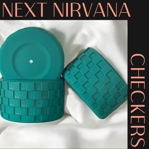Emerald Checkers | Silicone Tumbler Boot