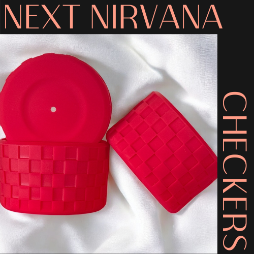 Red Checkers | Silicone Tumbler Boot