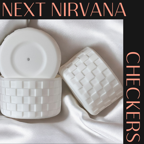 White Checkers | Silicone Tumbler Boot