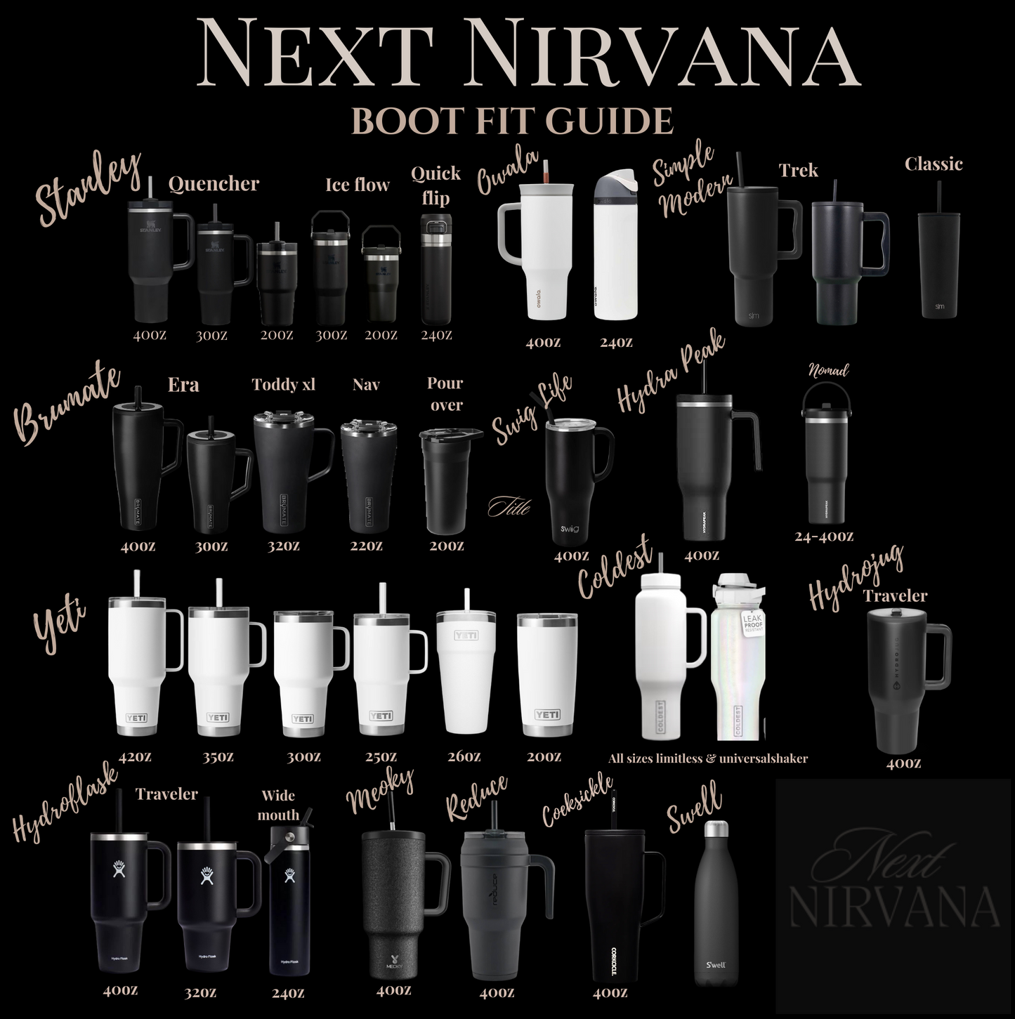 Ash Black Diamonds | Silicone Tumbler Boot