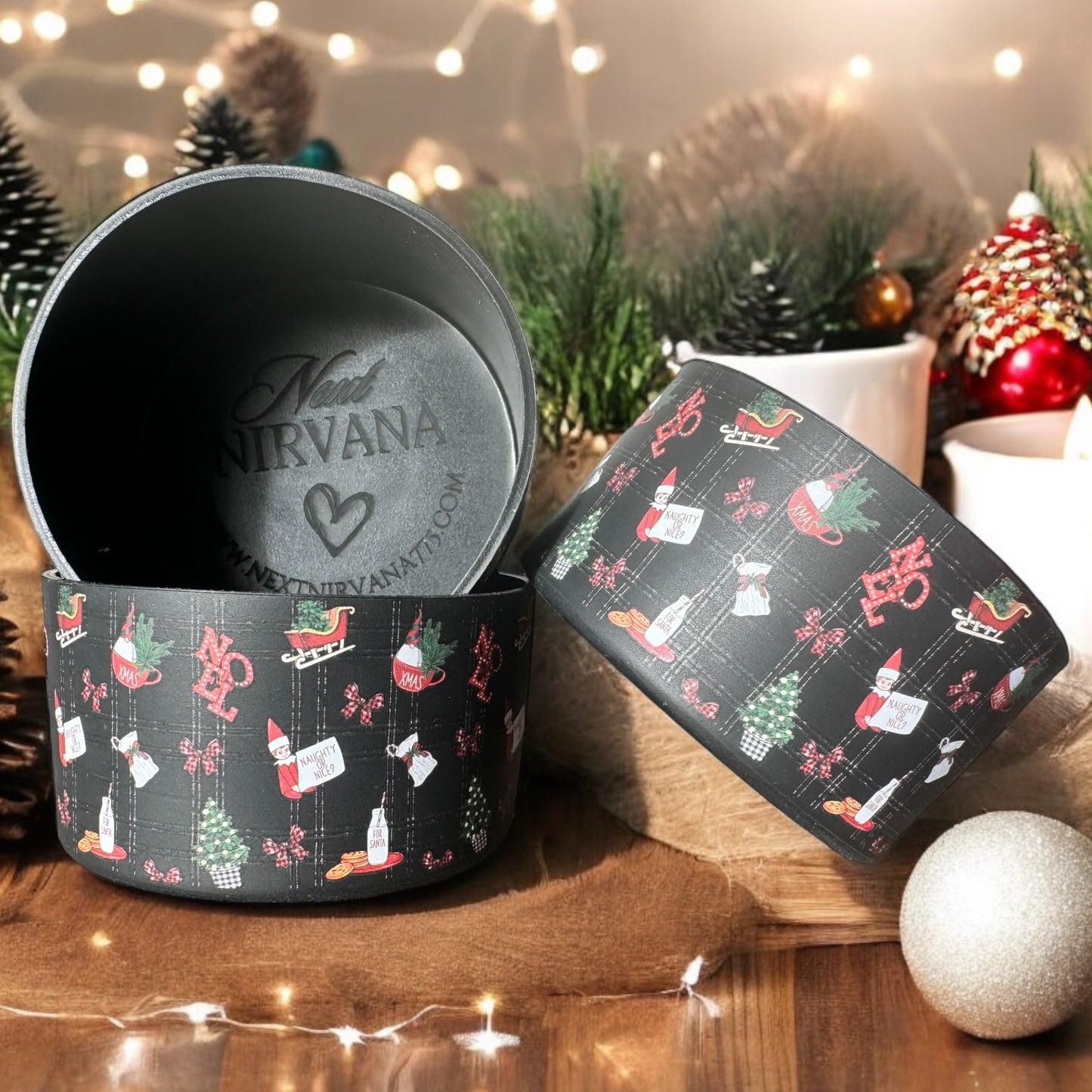 Naughty or Nice? | Silicone tumbler Boot