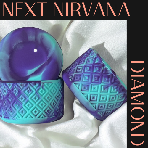 Deep Purple & Teal | DIAMOND | Silicone Tumbler Boot