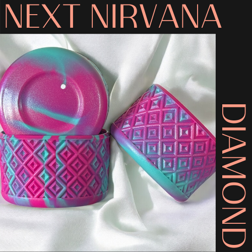 Passion Pink Shimmer | DIAMOND| Silicone Tumbler Boot