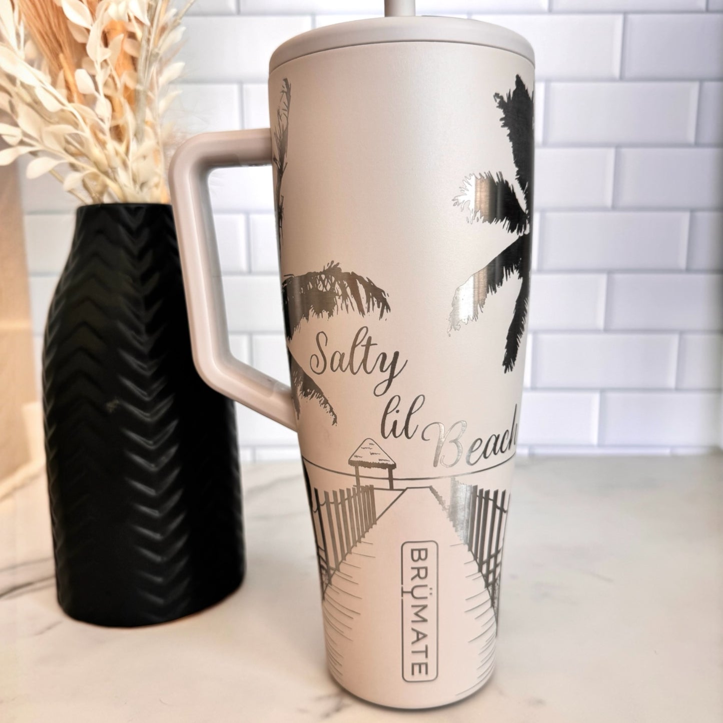 Engraved Tumbler - Salty Beach