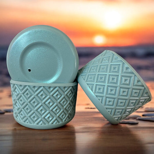 Blueberry Milk Shimmer | DIAMOND | Silicone Tumbler Boot