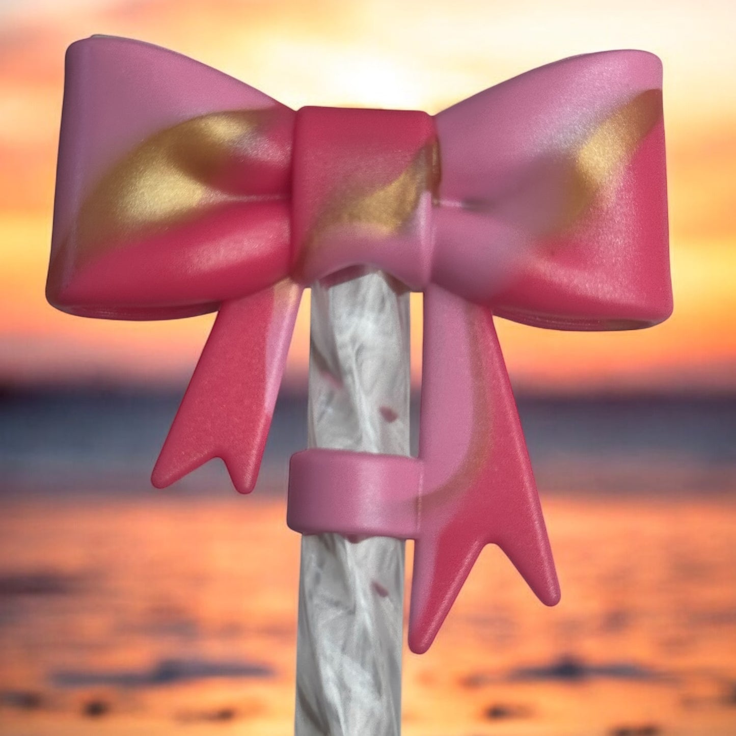 Pink Parade | Waffle | 3D Bow & Boot Set