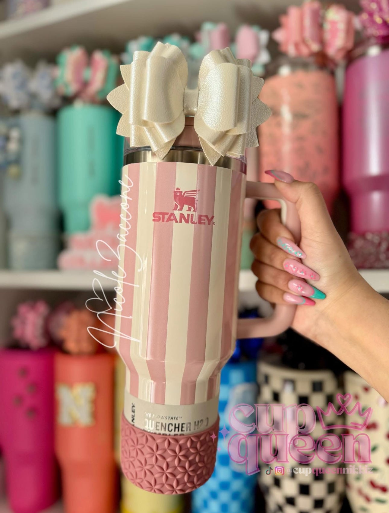 Antique Pink Matte | Flora | Silicone Tumbler Boot