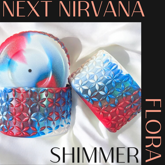 All-American Shimmer | FLORA | Silicone Tumbler Boot