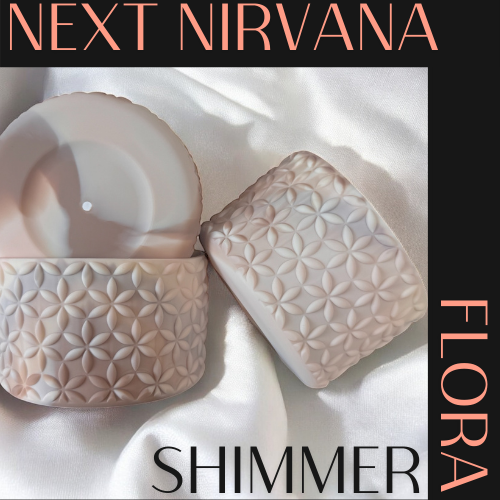 Almond Rose Swirl Matte | FLORA | Silicone Tumbler Boot