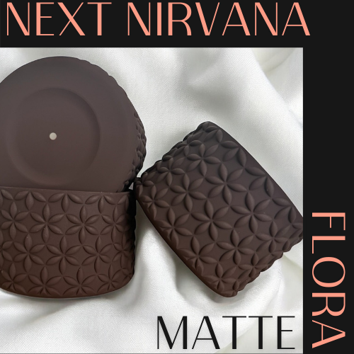 Chocolate Matte | FLORA | Silicone Tumbler Boot