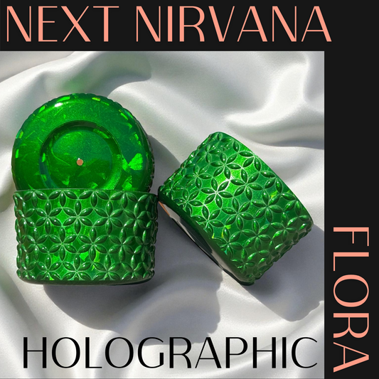 Holographic Green | FLORA | Silicone Tumbler Boot