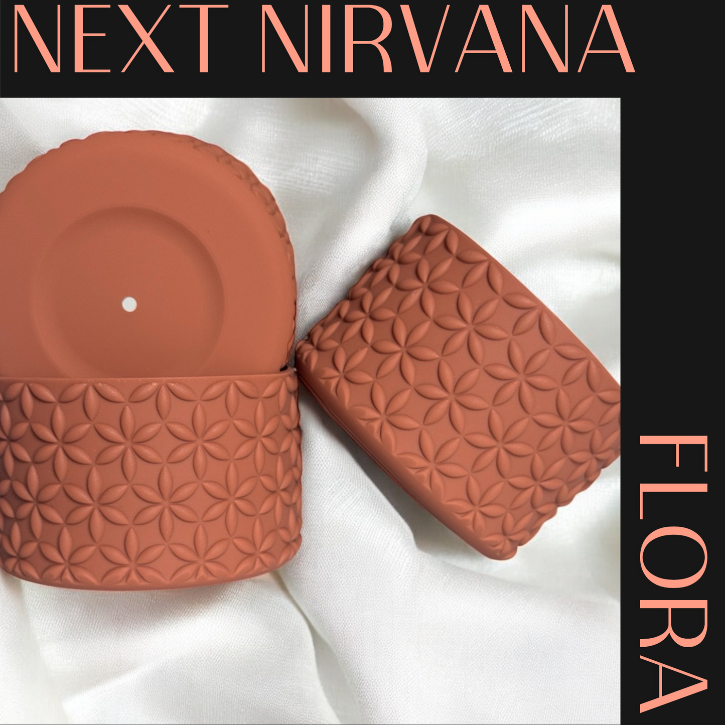 Golden Toast | Matte | FLORA | Silicone Tumbler Boot