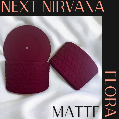 Maroon | FLORA | Silicone Tumbler Boot