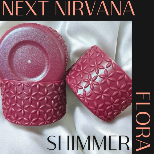 Maroon Shimmer | FLORA | Silicone Tumbler Boot