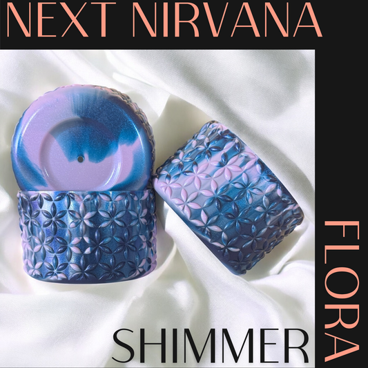 Midnight Garden Shimmer | FLORA | Silicone Tumbler Boot