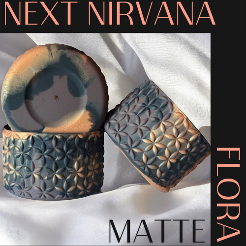 Mocha Latte Matte | FLORA | Silicone Tumbler Boot