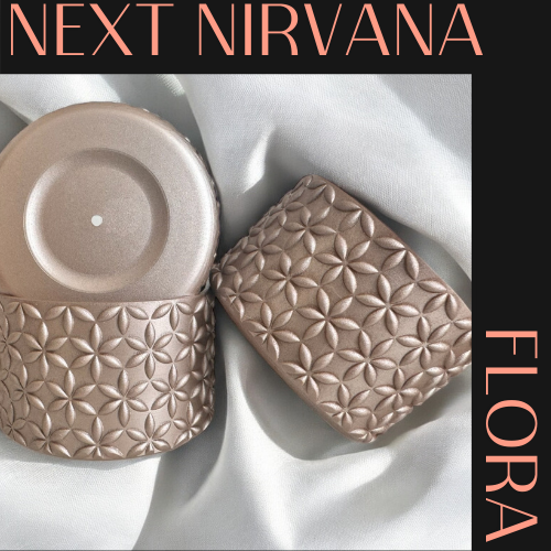 Rose Gold | FLORA | Silicone Tumbler Boot