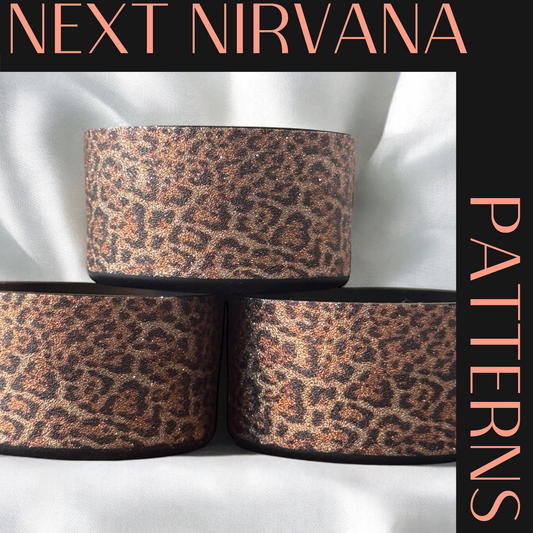 Leopard Shimmer | Silicone Tumbler Boot