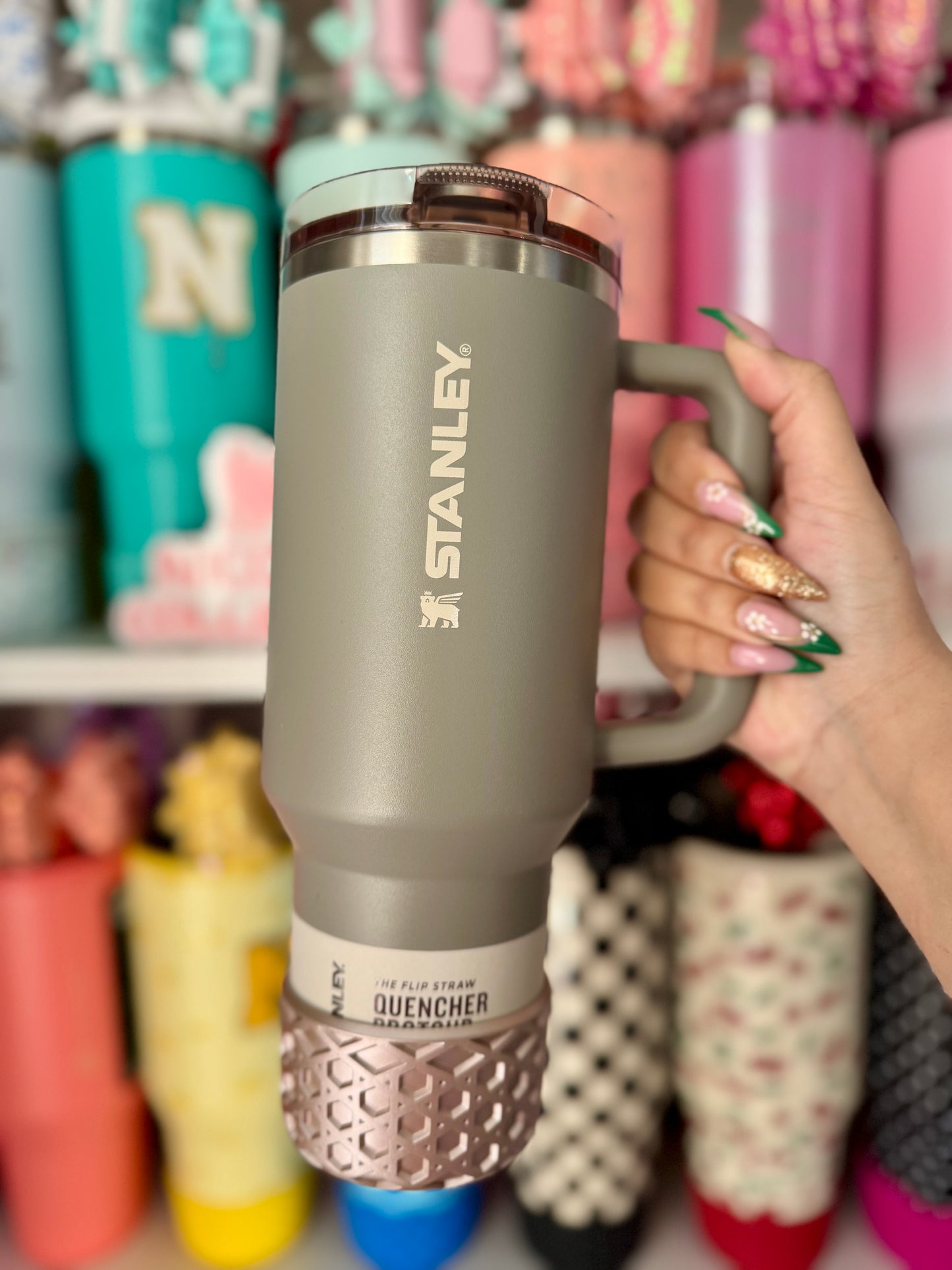Rose Gold | WAFFLE | Silicone Tumbler Boot