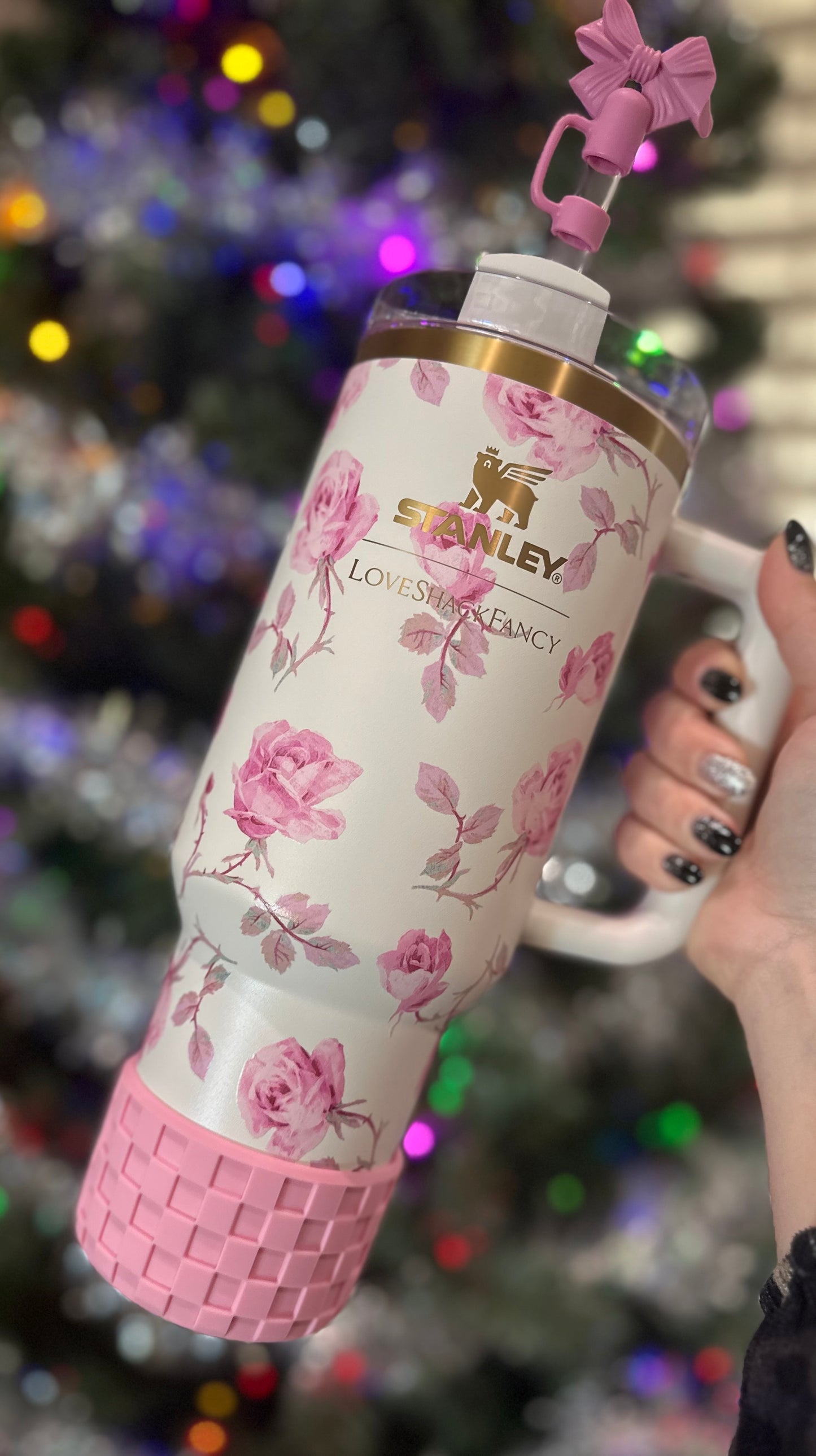 Light Pink Checkers | Silicone Tumbler Boot