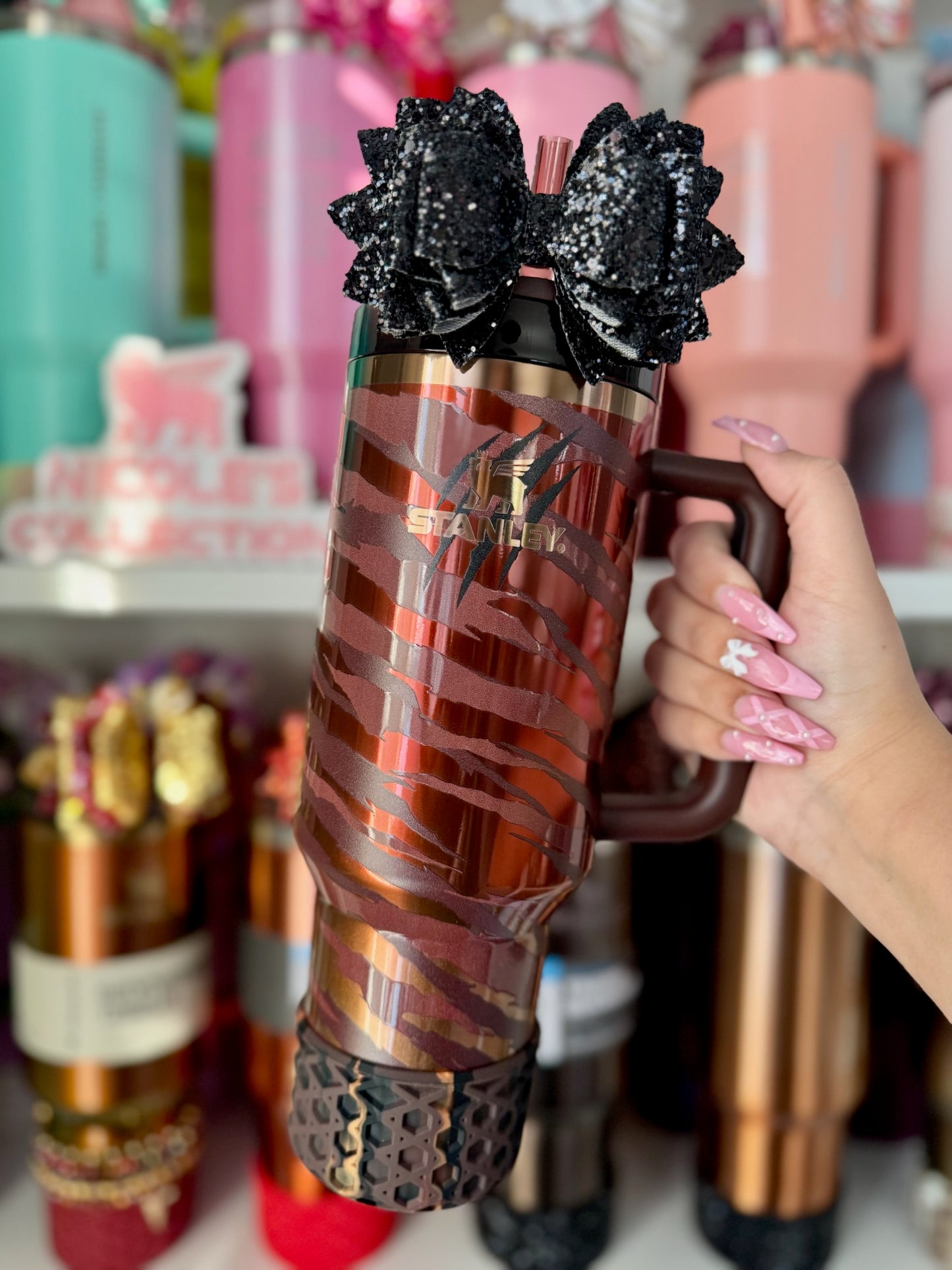 Mocha Latte | WAFFLE | Silicone Tumbler Boot