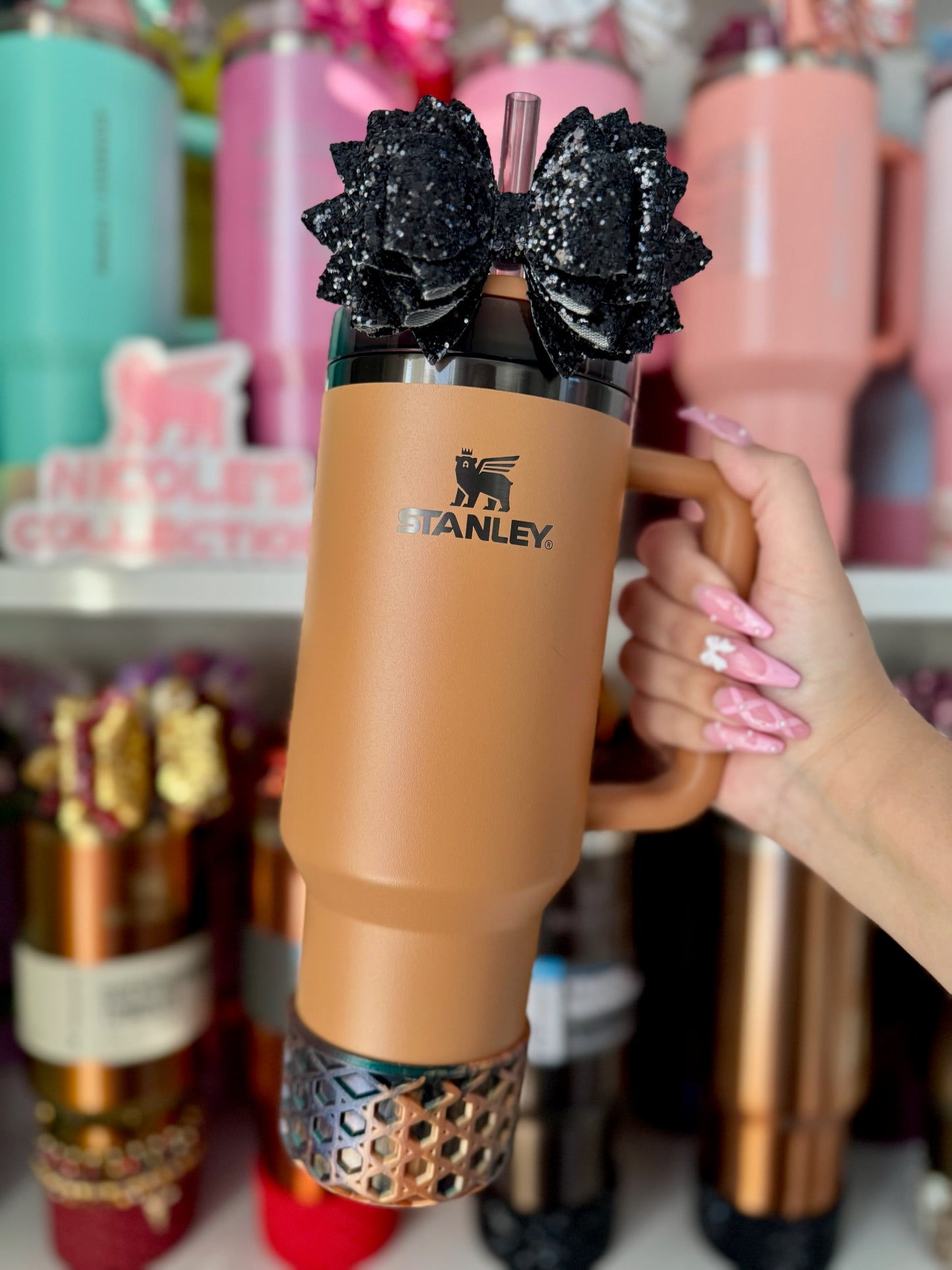 Mocha Latte | WAFFLE | Silicone Tumbler Boot