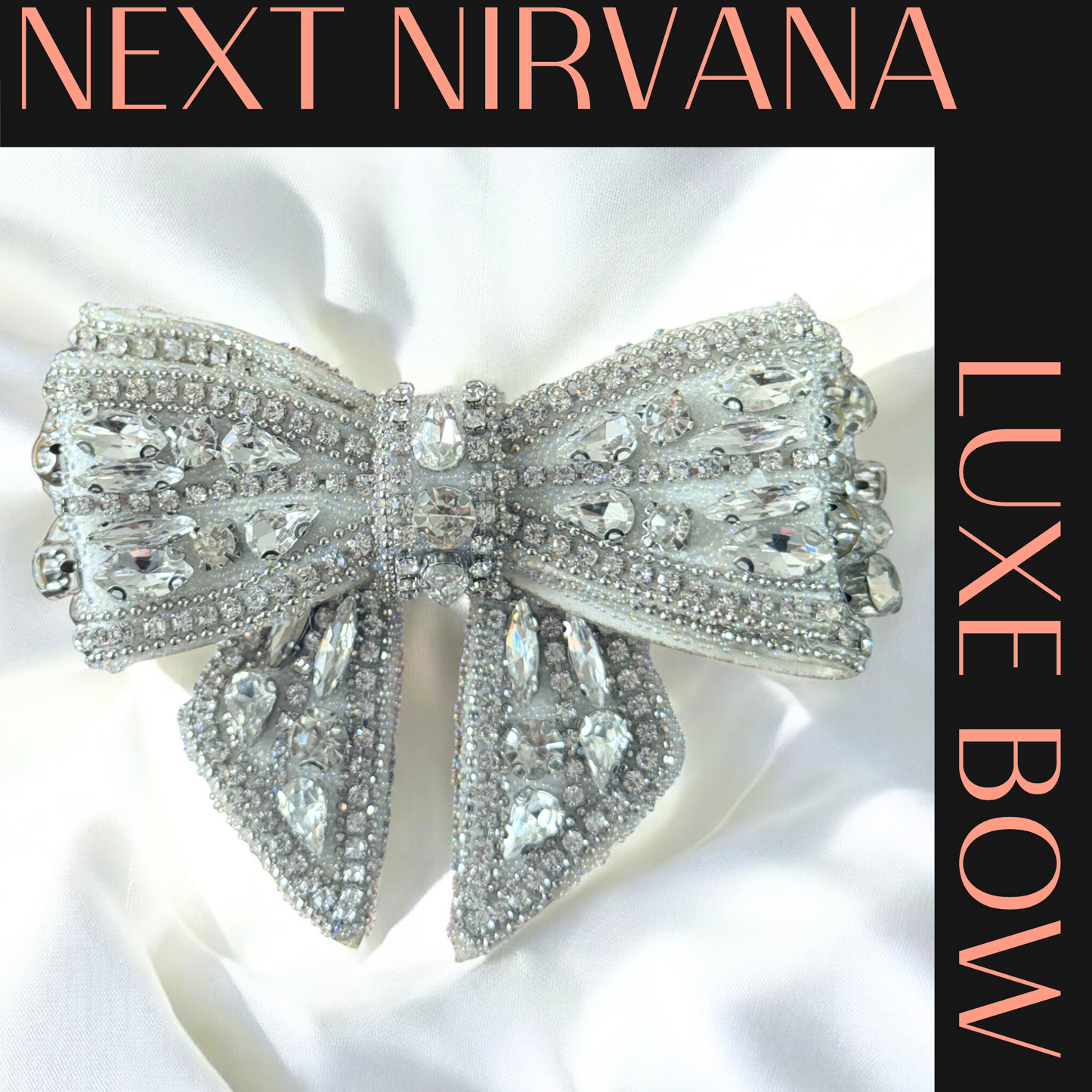 Silver Ice | Luxe Tumbler Bow